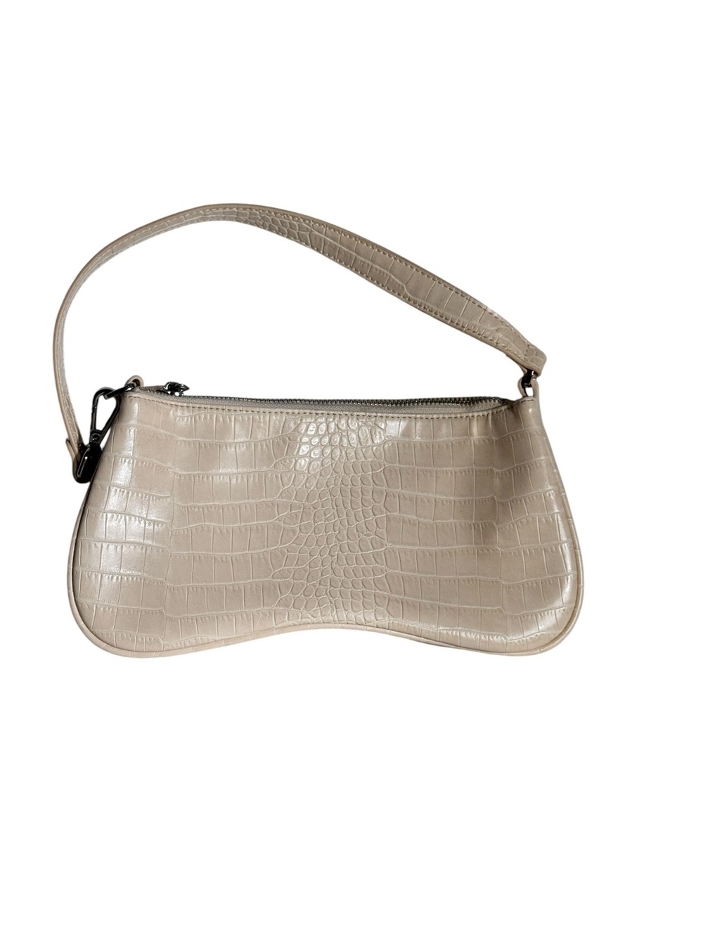 JW PEI  Eva Croc Vegan leather SHE East west shoulder bag
